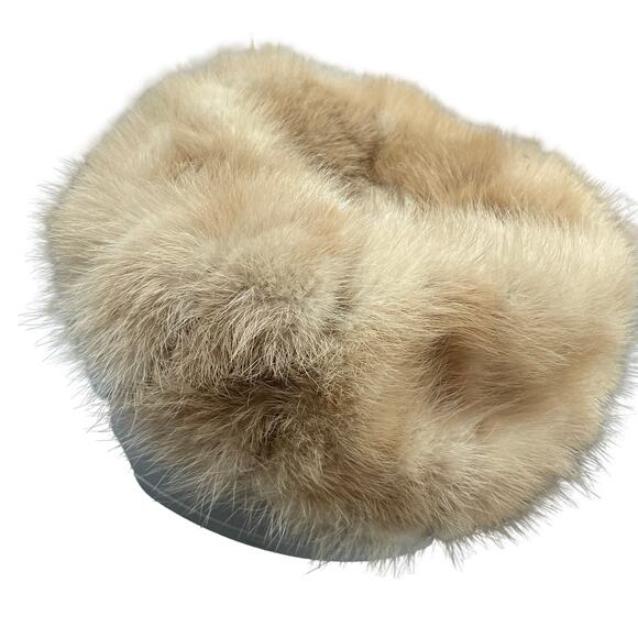 Bloomingdales ILGWU Union Made Vtg 1960s Blonde Fur Cossack Hat Zhivago Glam main image 13